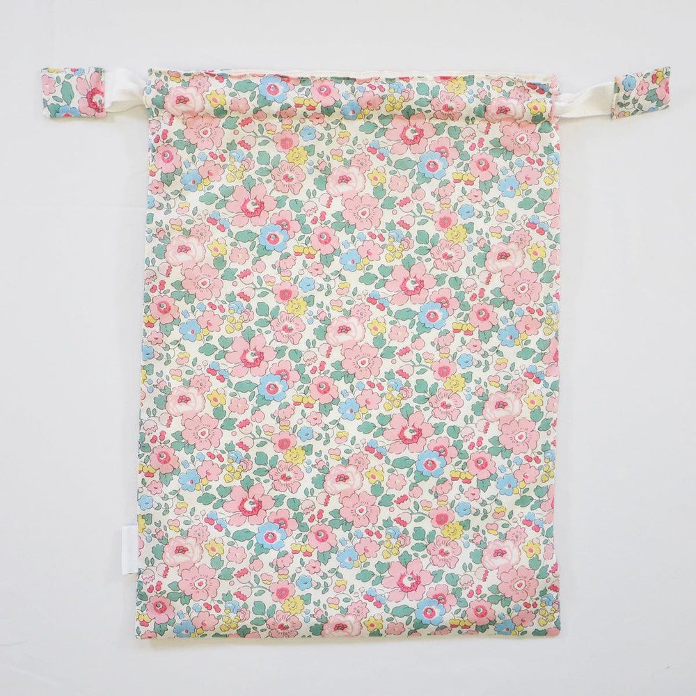 Drawstring Bag made with Liberty Fabric BETSY CANDY FLOSS - Coco & Wolf