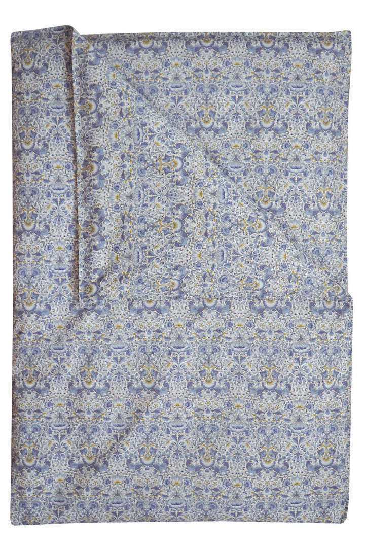 Bedding made with Liberty Fabric LODDEN CHINA BLUE