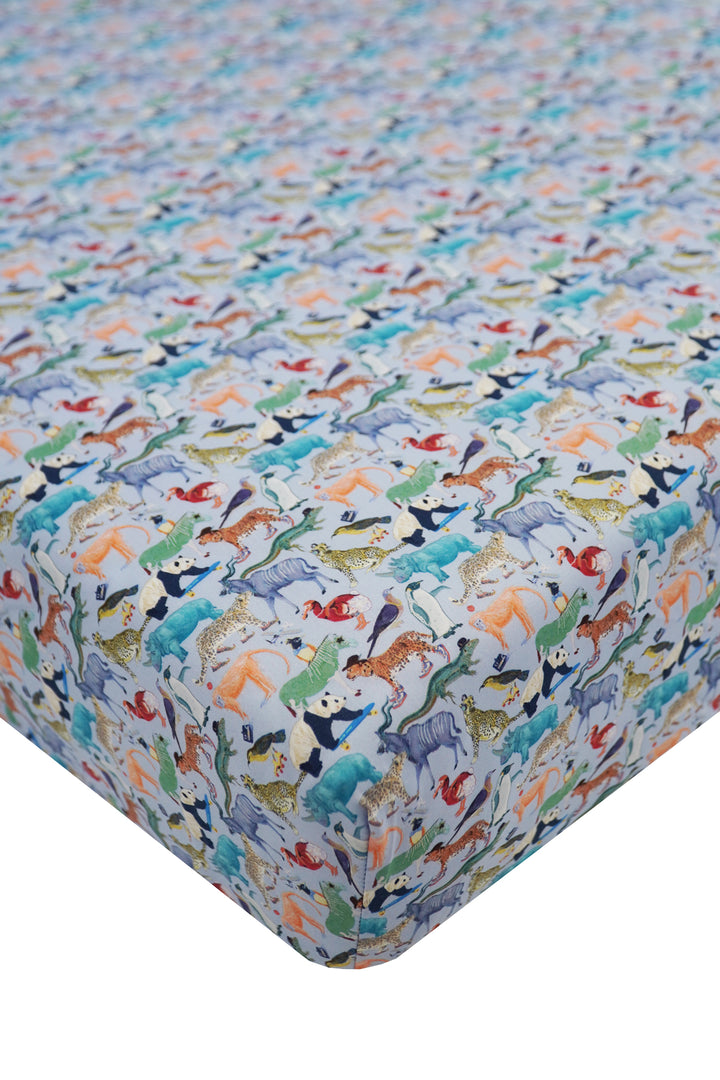Fitted Sheet made with Liberty Fabric QUEY 2