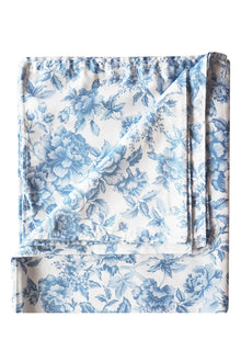 Flat Top Sheet made with Liberty Fabrics & Bridgerton REGENCY TRAIL CHINA BLUE