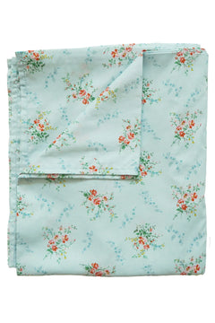 Flat Top Sheet made with Liberty Fabrics & Bridgerton GARDEN BLOOMS BLUE