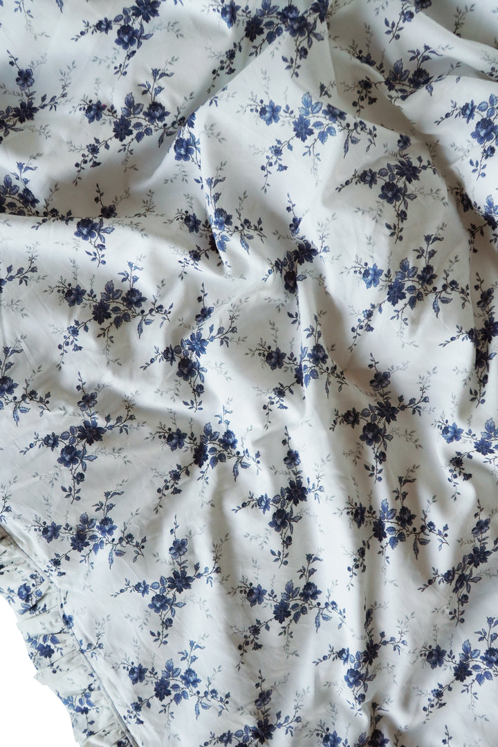 Bridgerton Reversible Ruffle-Edge Heirloom Quilt made with Liberty Fabric AMELIE LUISE & GARLAND HAMPERS