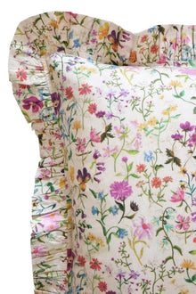 Frill Edge Pillowcase made with Liberty Fabric LINEN GARDEN