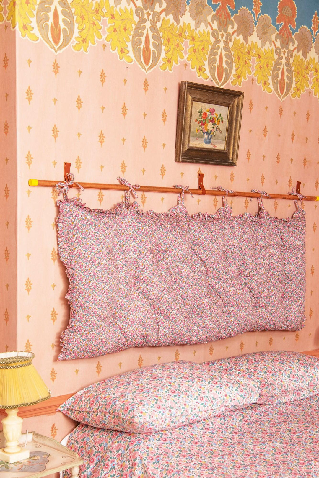 Hanging Headboard made with Liberty Fabric BETSY ANN - Coco & Wolf