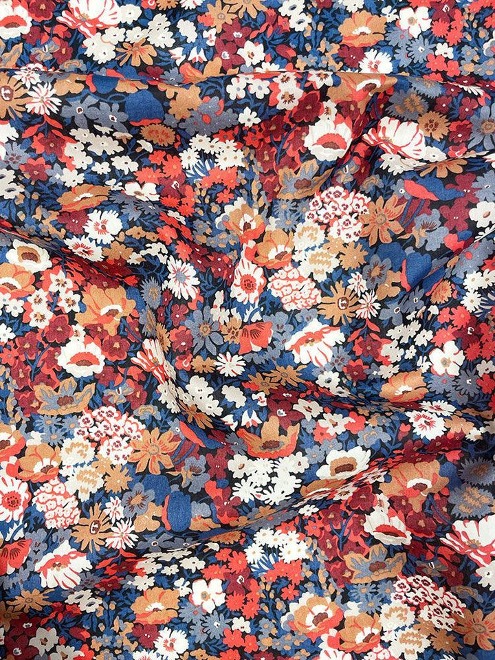 Hanging Headboard made with Liberty Fabric THORPE RUST - Coco & Wolf