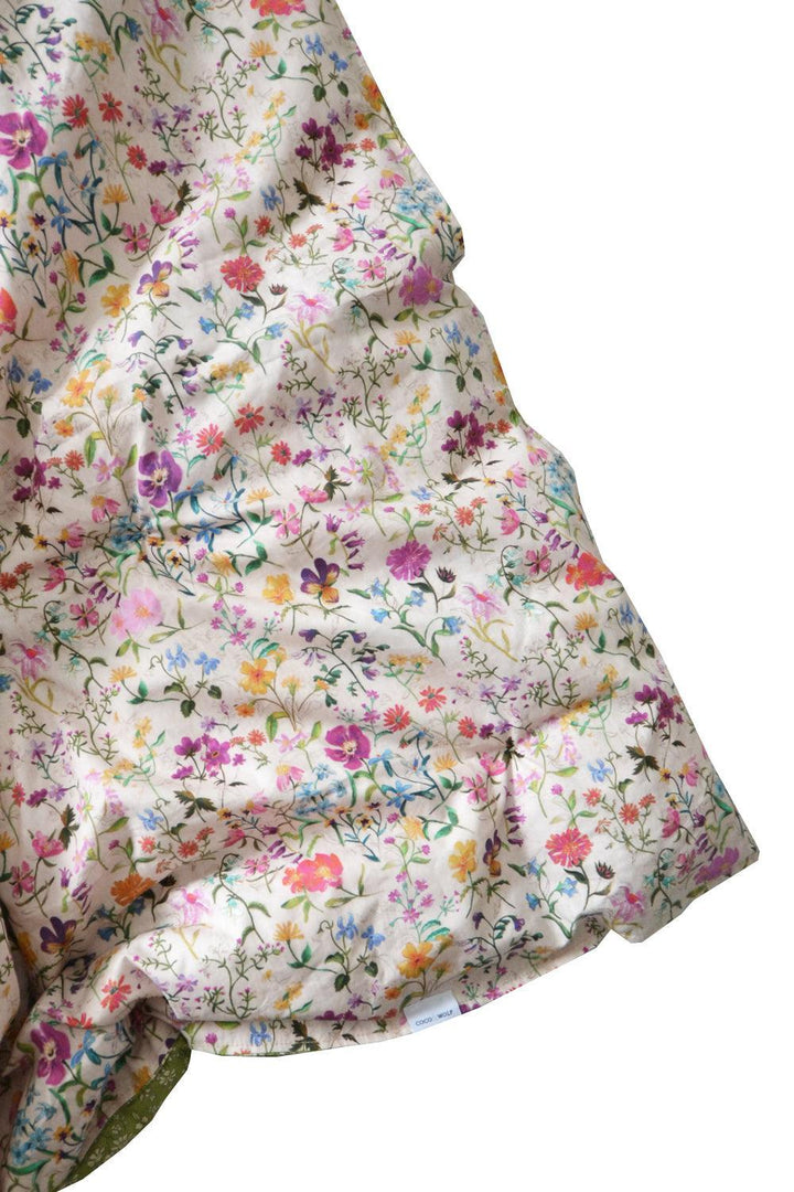 Heirloom Quilt made with Liberty Fabric LINEN GARDEN - Coco & Wolf