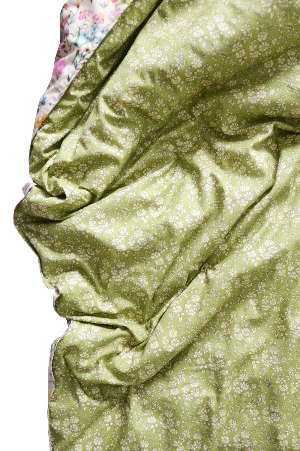 Heirloom Quilt made with Liberty Fabric LINEN GARDEN - Coco & Wolf