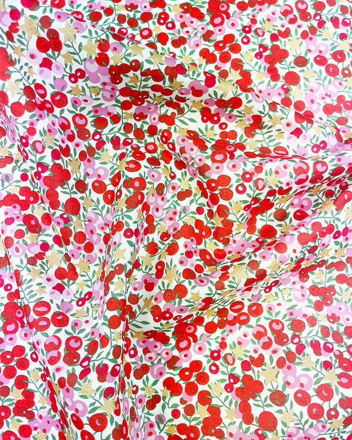 Liberty Fabric Tana Lawn® Cotton WILTSHIRE STARS PINK