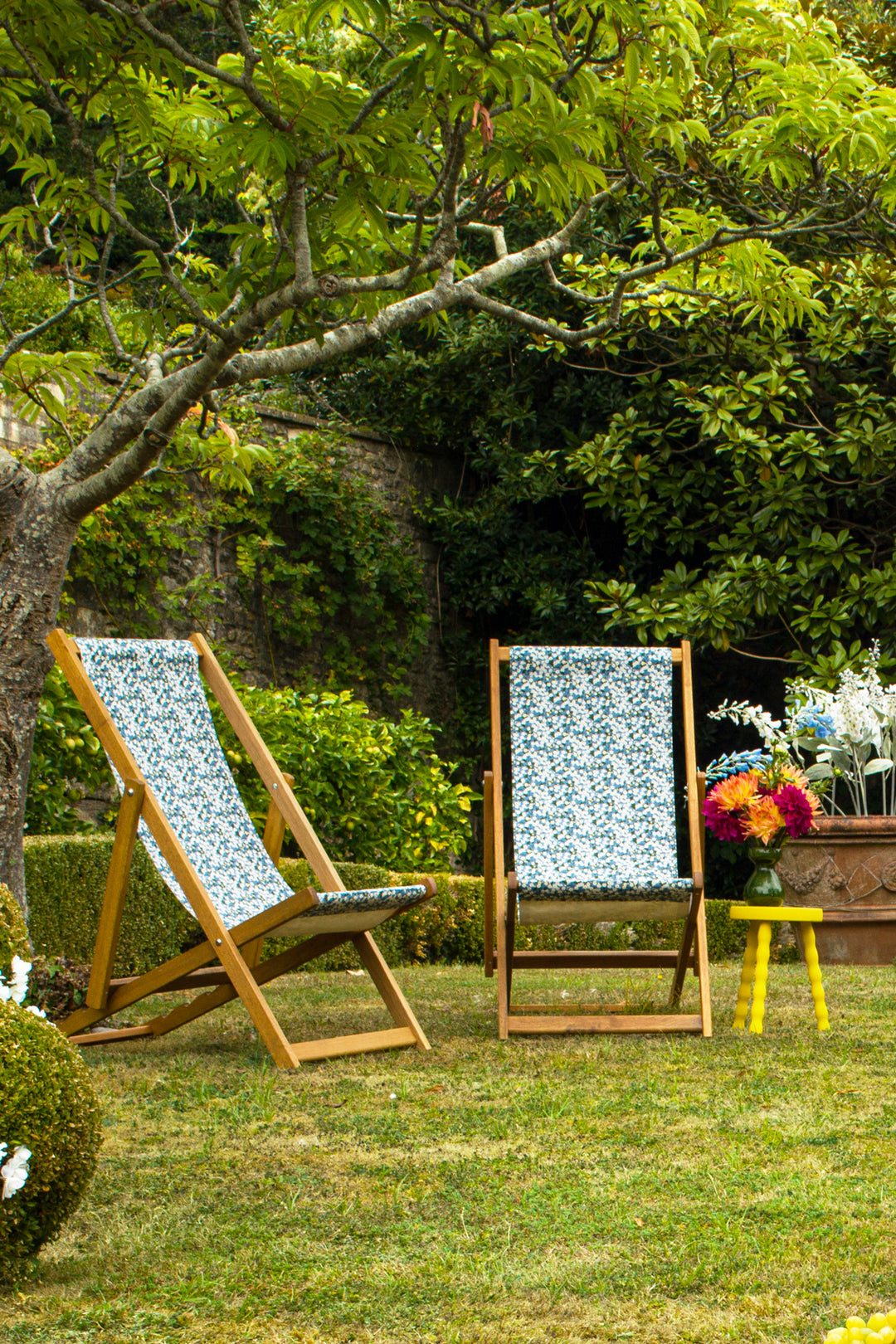Limited Edition Deckchair made with Liberty Fabric MITSI