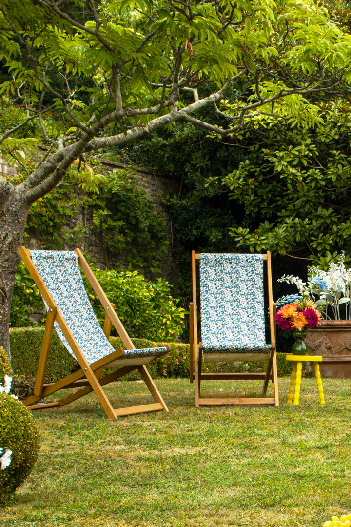 Limited Edition Deckchair made with Liberty Fabric MITSI