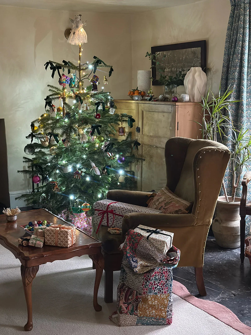 Patchwork Storage Sack made with Liberty Fabric - Coco & Wolf