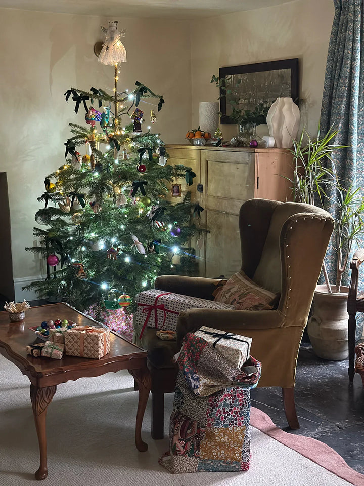 Patchwork Storage Sack made with Liberty Fabric - Coco & Wolf