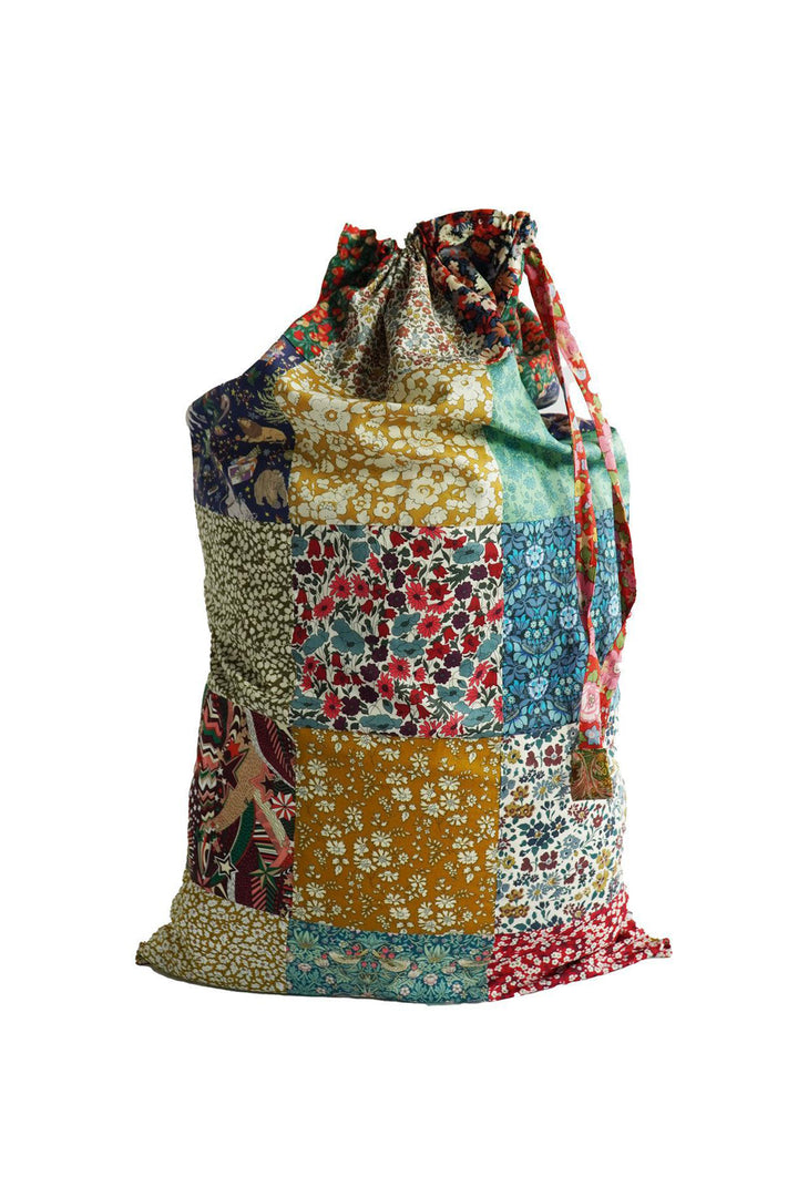 Patchwork Storage Sack made with Liberty Fabric