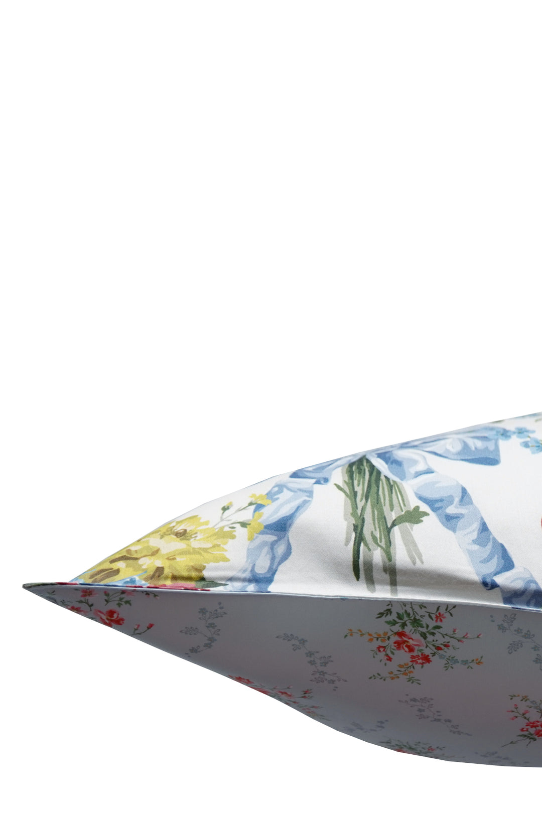 Bridgerton Reversible Duvet Set made with Liberty Fabric BOW BOUQUET & GARDEN BLOOMS