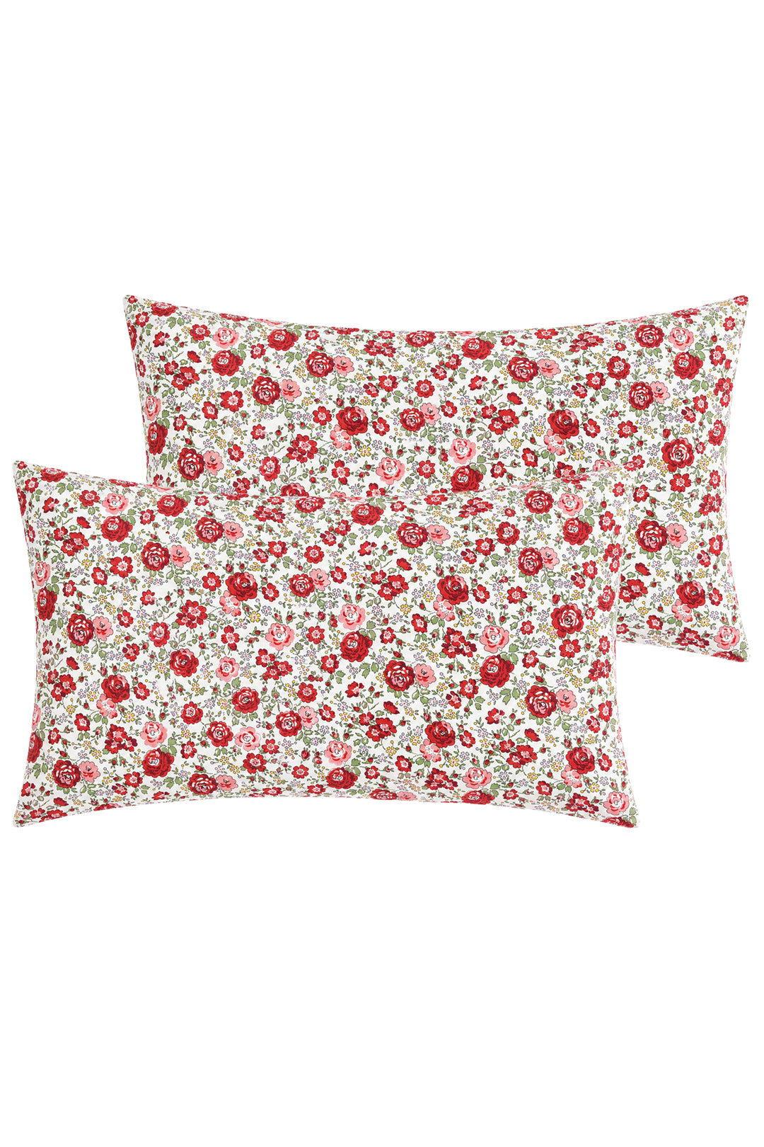 Housewife Pillowcase made with Liberty Fabric FELICITE RED