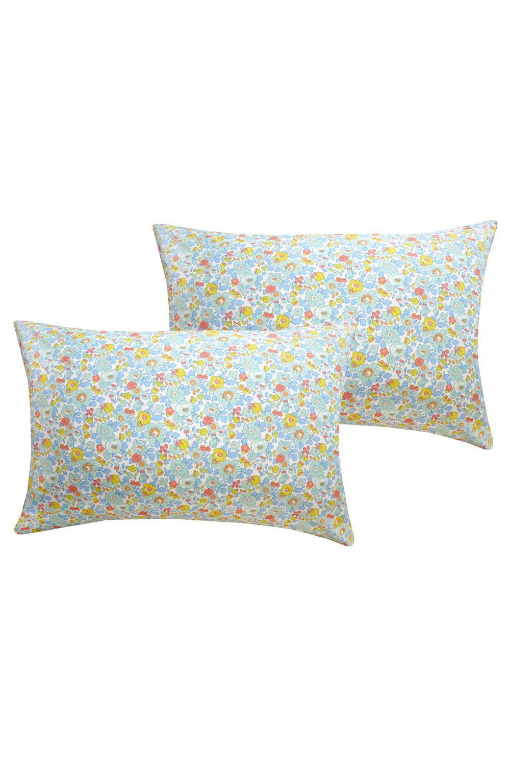 Pillowcase made with Liberty Fabric BETSY SAGE - Coco & Wolf