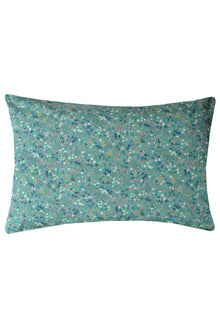 Pillowcase made with Liberty Fabric DONNA LEIGH GREEN