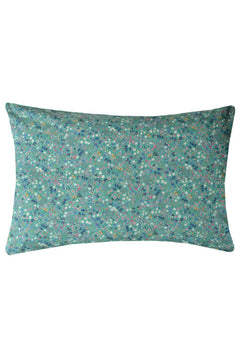 Pillowcase made with Liberty Fabric DONNA LEIGH GREEN