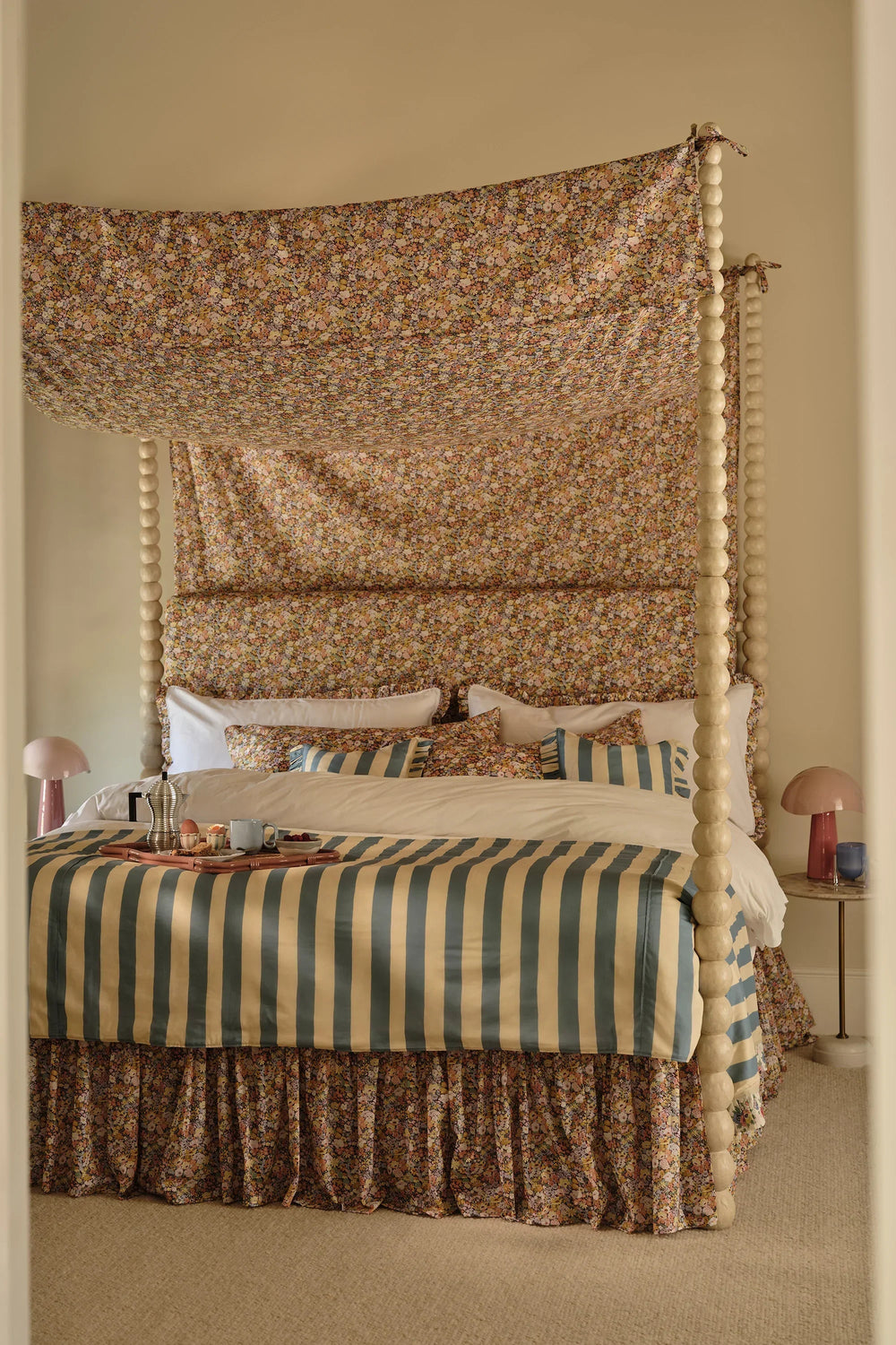 Duvet Set made with Liberty Fabric VACATION STRIPE - Coco & Wolf