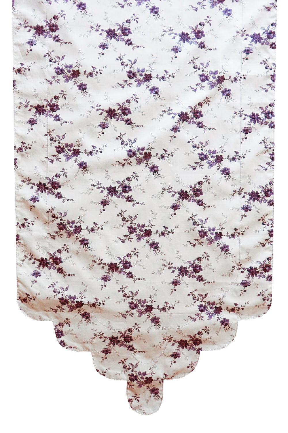 amelie luise navy floral liberty fabric bridgerton collection scalloped table runner by coco and wolf