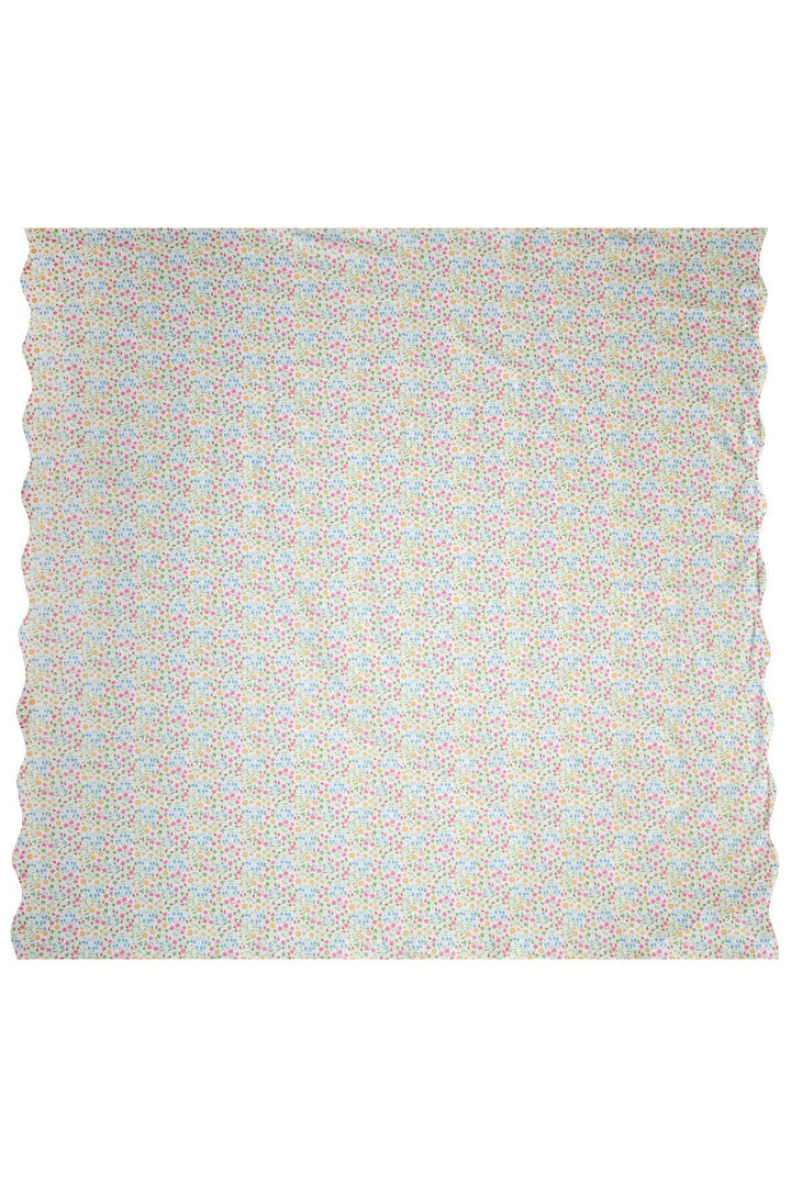 Reversible Wavy Tablecloth made with Liberty Fabric LITTLE MIRABELLE & ALICE W - Coco & Wolf