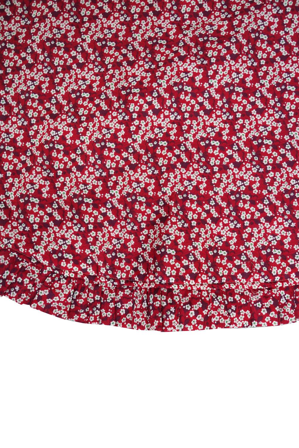 Reversible Christmas Tree Skirt made with Liberty Fabric THORPE