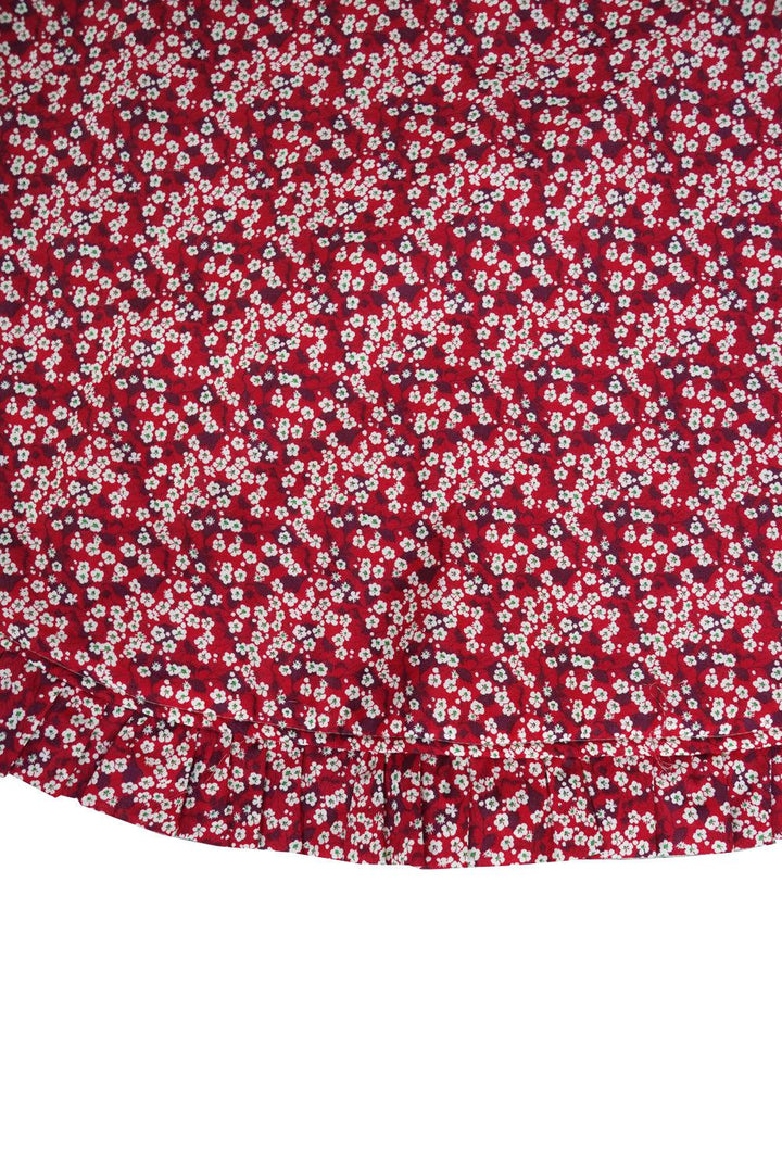 Reversible Christmas Tree Skirt made with Liberty Fabric THORPE