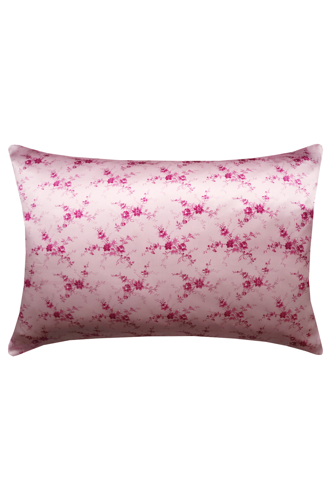 Bridgerton Silk Pillowcase made with Liberty Fabric AMELIE LUISE PINK