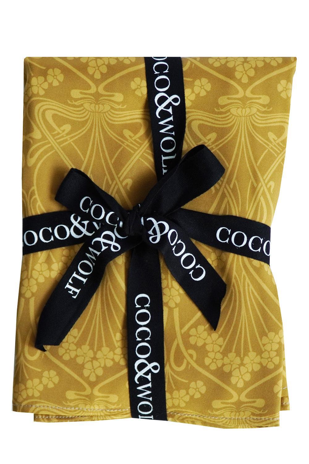 Silk Pillowcase made with Liberty Fabric NOUEVA IANTHE - Coco & Wolf