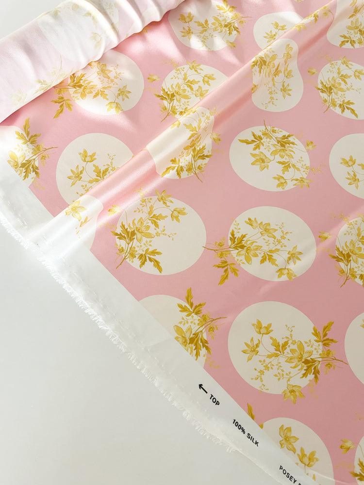 Silk Pillowcase made with Liberty Fabric POSEY POLKA - Coco & Wolf