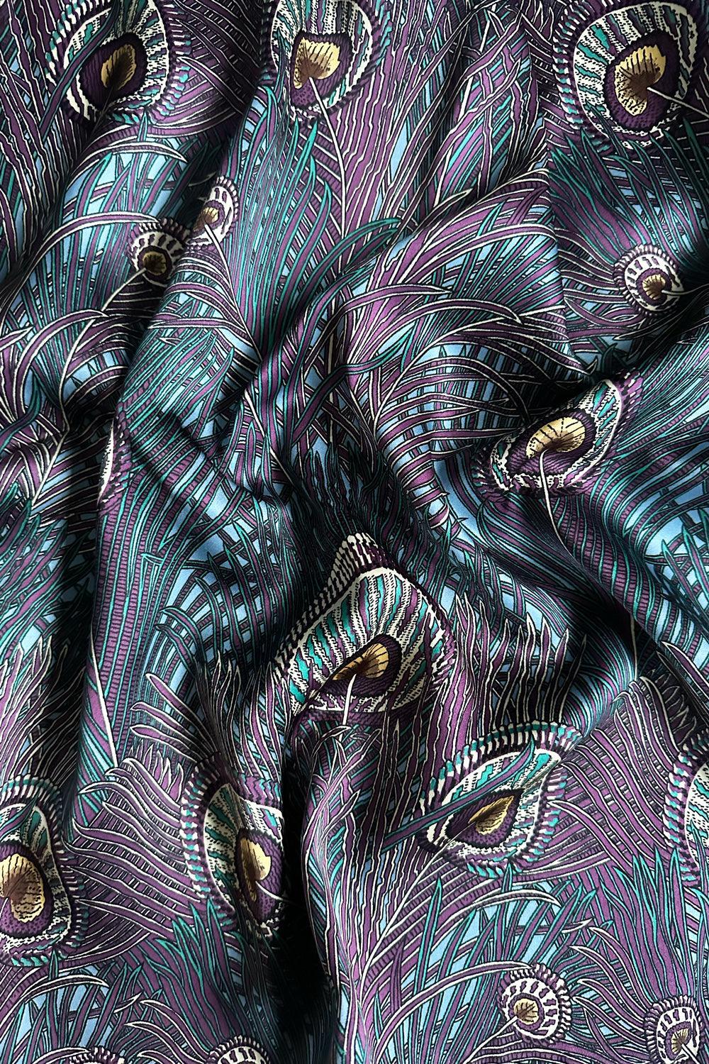 Silk Pillowcase made with Liberty Fabric ROYAL HERA - Coco & Wolf