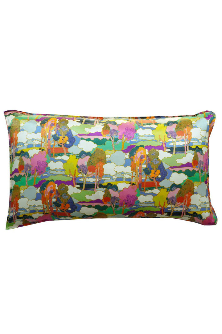 Silk Pillowcase made with Liberty Fabric PROSPECT ROAD