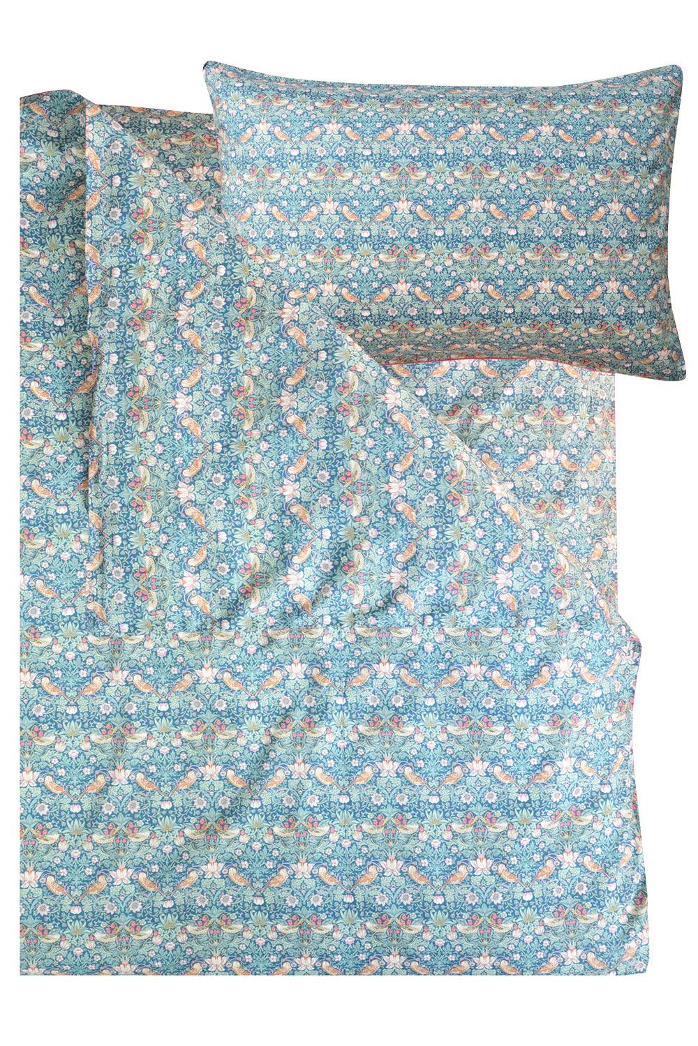 Duvet Set made with Liberty Fabric STRAWBERRY THIEF - Coco & Wolf