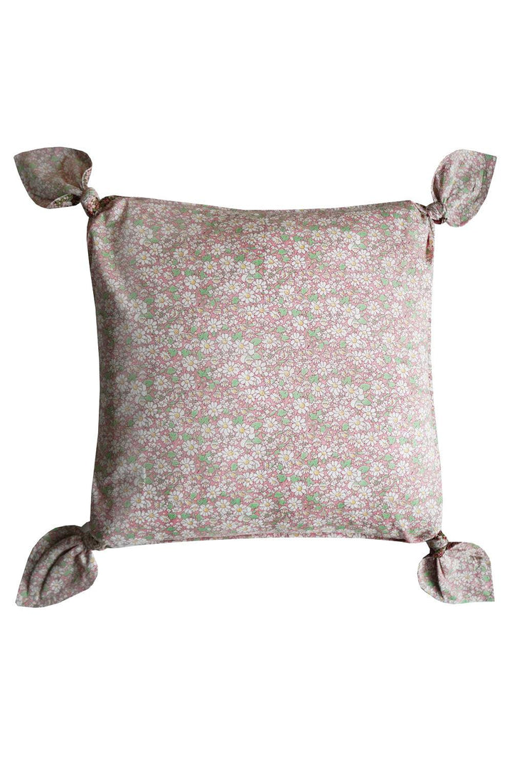 Tie Corner Cushion made with Liberty Fabric ALICE W
