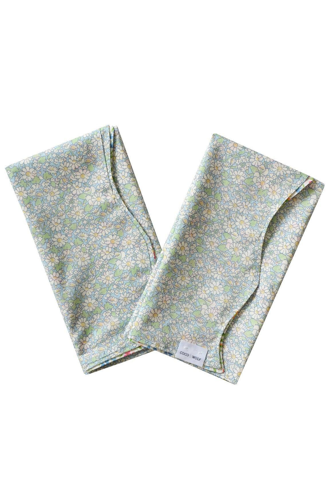 Reversible Wavy Napkin Set made with Liberty Fabric ALICE W & LITTLE MIRABELLE - Coco & Wolf
