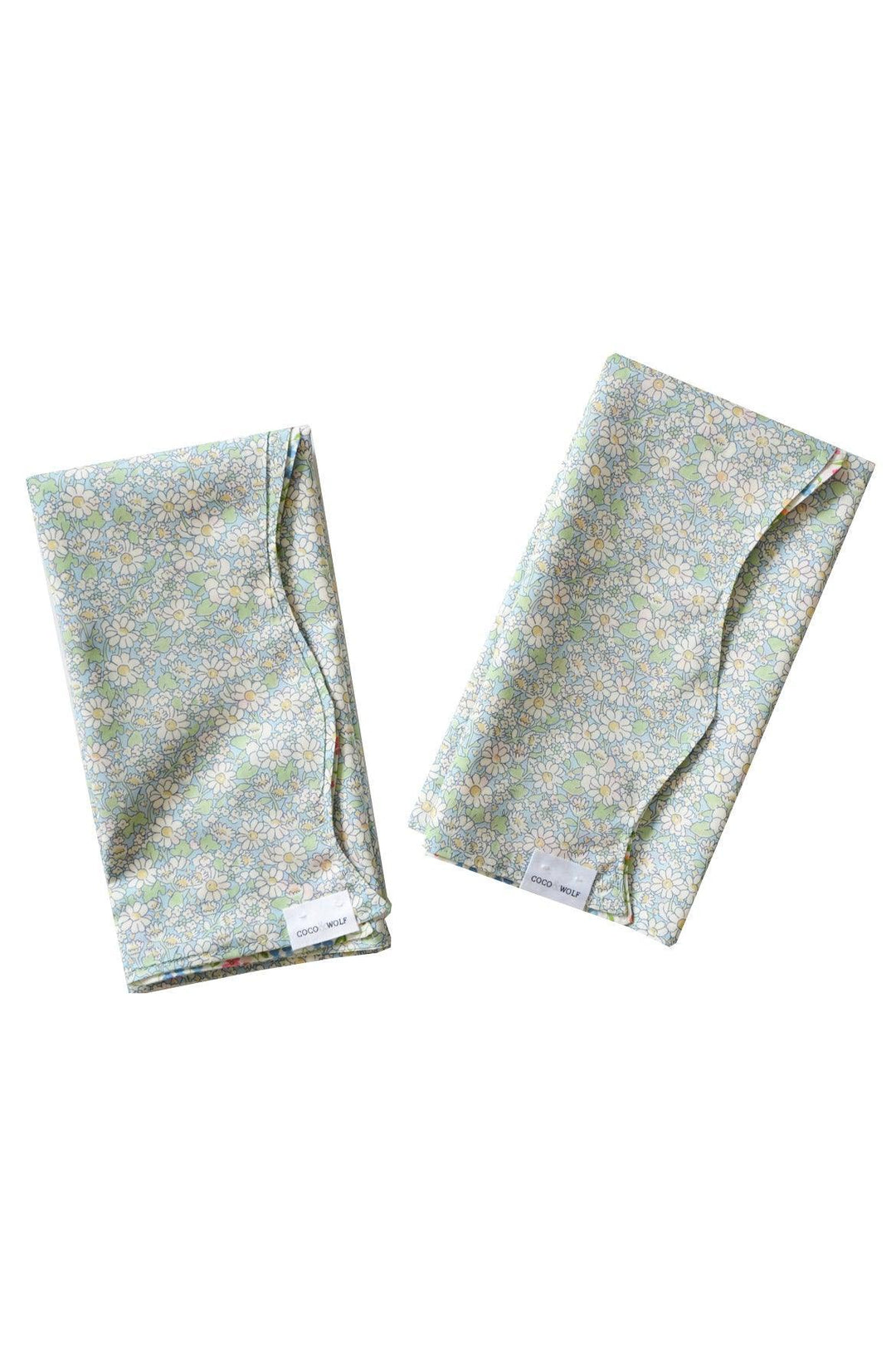 Reversible Wavy Napkin Set made with Liberty Fabric ALICE W & LITTLE MIRABELLE - Coco & Wolf
